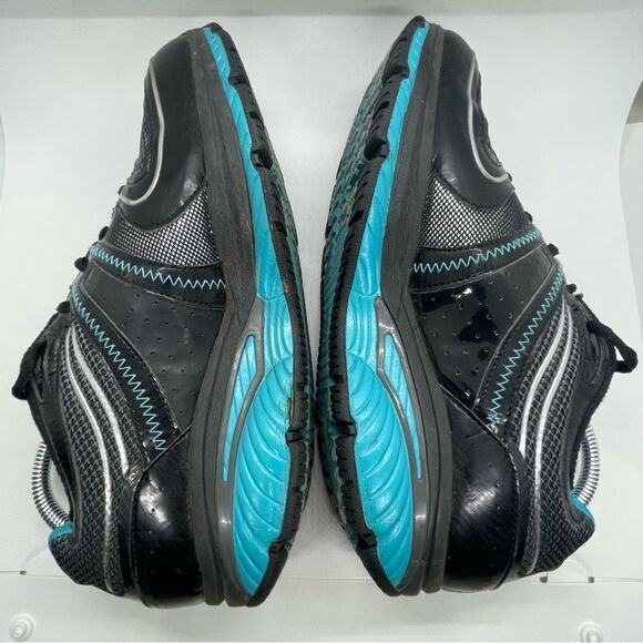 Skechers Shape Ups black Teal blue size 8.5 women’s shoes exercise workout - Picture 4 of 9